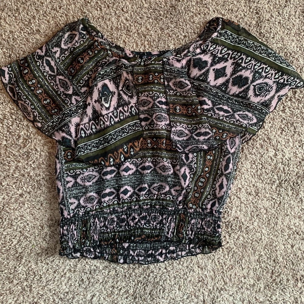 Vintage Y2K Susie Rose Crop Top